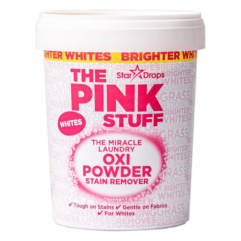 The Pink Stuff The Miracle Laundry Oxi Powder Stain Remover for Whites 1Kg