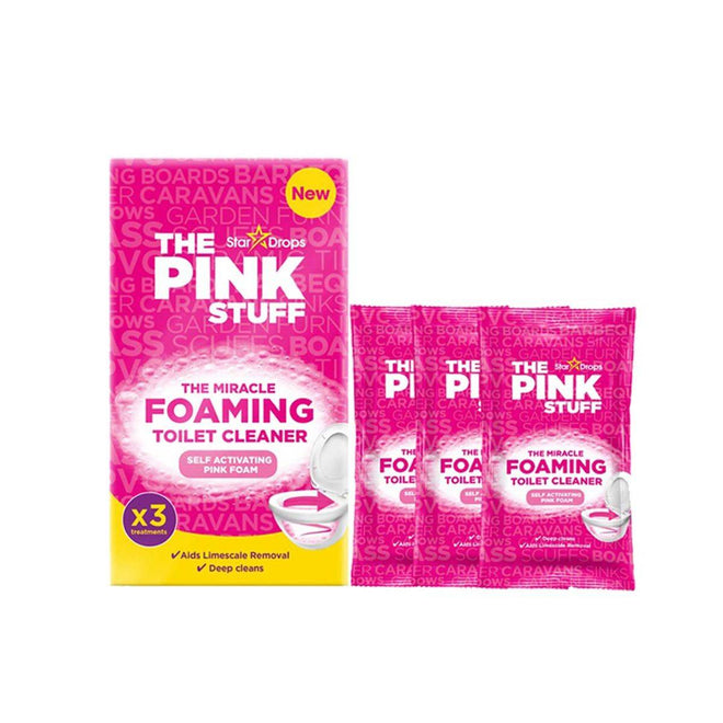 The Pink Stuff The Miracle Toilet Cleaner Powder Foaming  100g 3 Sachets