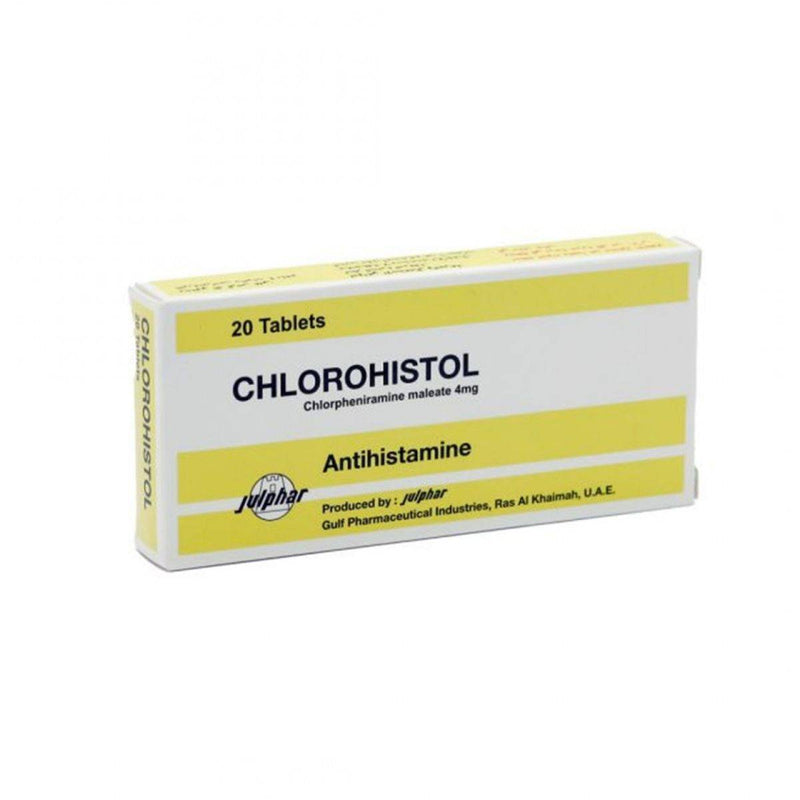 Chlorohistol 4mg 20 Tablets