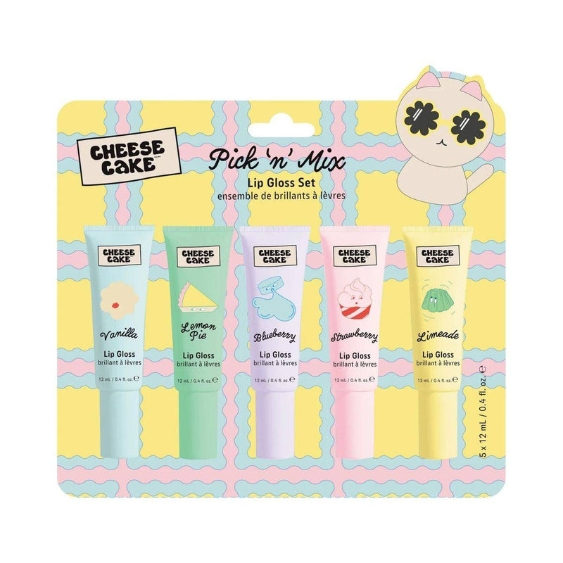 Cheesecake Pick & Mix Lip Gloss Set 12ml x 5