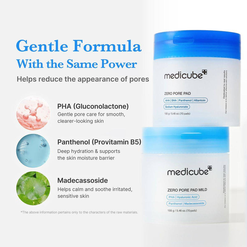 Medicube Zero Pore Pad Mild 70 Pads