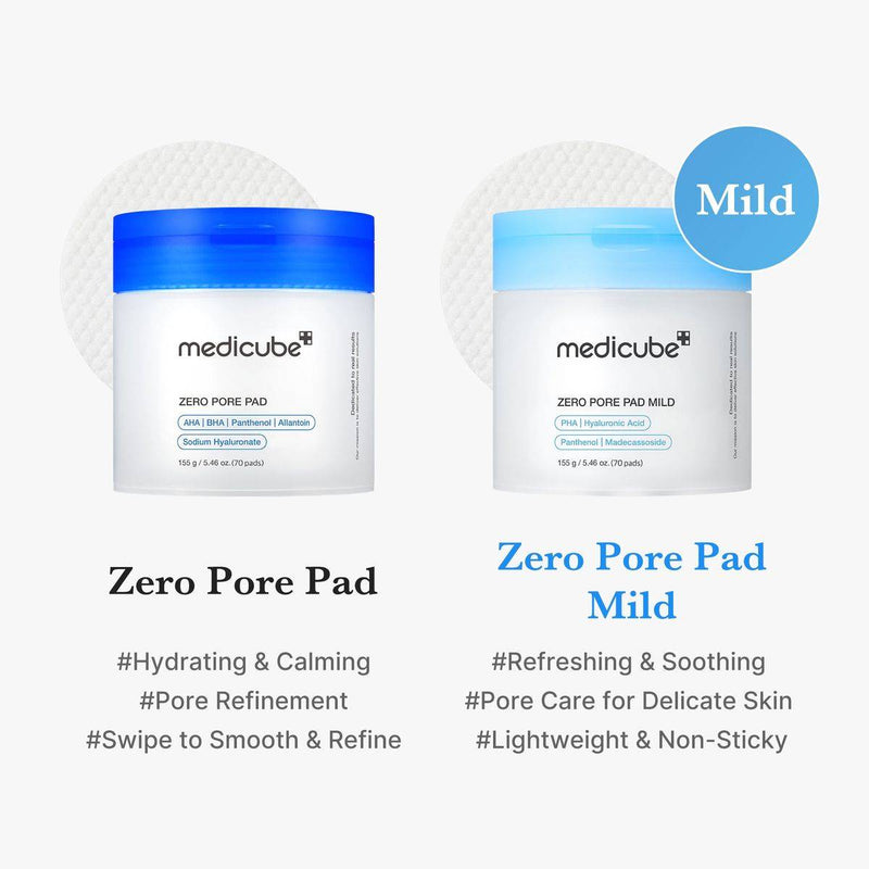 Medicube Zero Pore Pad Mild 70 Pads
