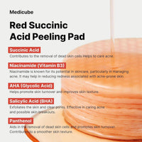 Medicube Red Succinic Acid Peeling 70 Pads