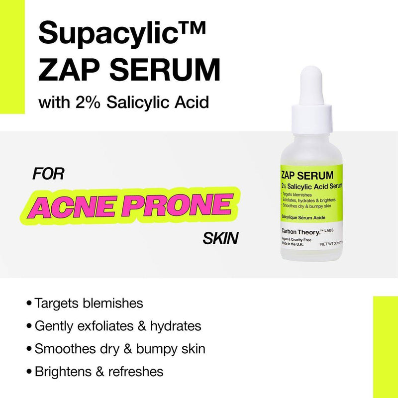 Carbon Theory Zap Supacylic 2% Salicylic Acid Serum 30ml