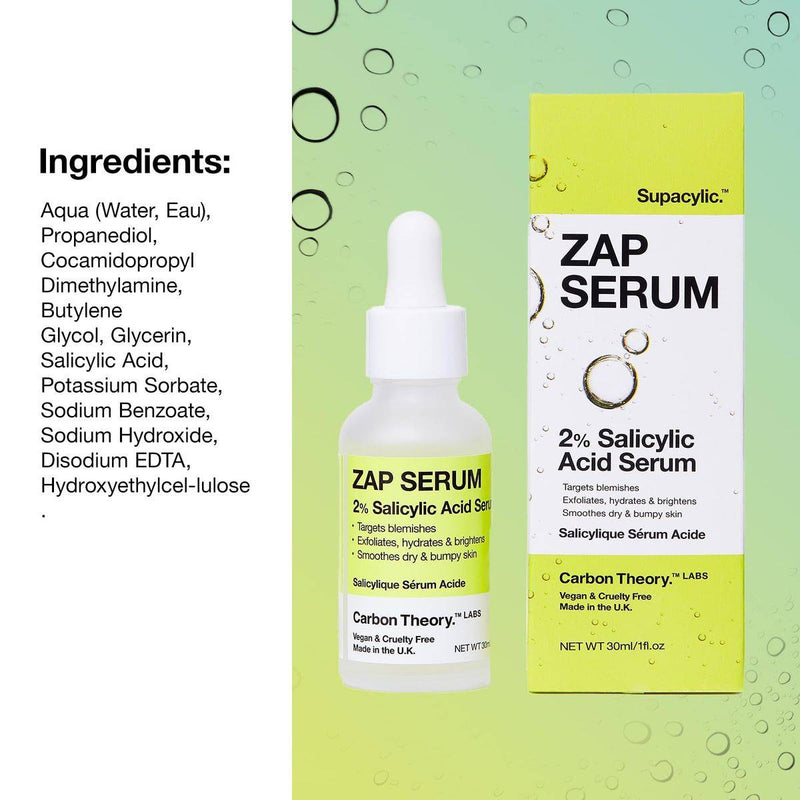 Carbon Theory Zap Supacylic 2% Salicylic Acid Serum 30ml