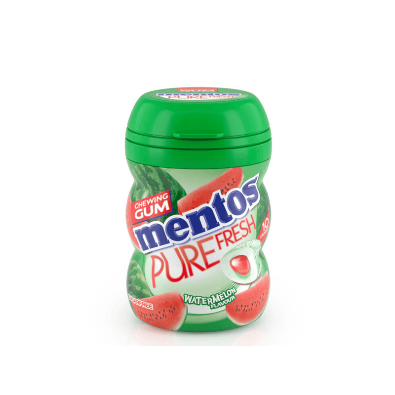 Mentos Nano Pure Fresh Chewing Gum Watermelon 10 Pieces