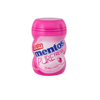 Mentos Nano Pure Fresh Chewing Gum Bubble Fresh 10 Pieces