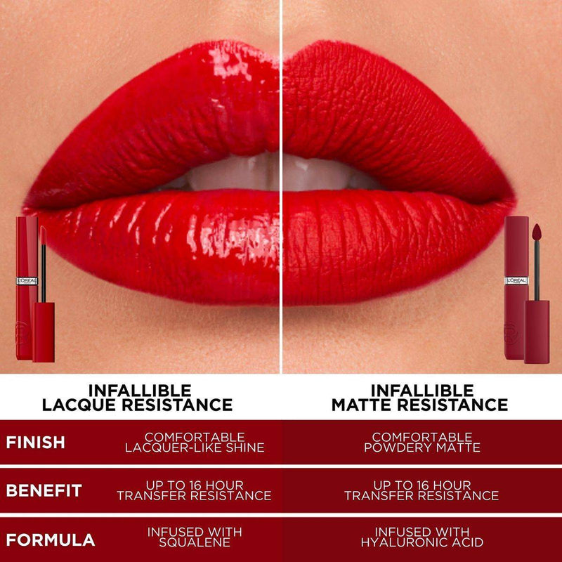 Loreal Paris Infaillible Laque Resistance Lipstick 600 Le Nu Rose