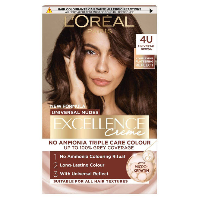 Loreal Paris Universal Nudes Excellence 4U Brown