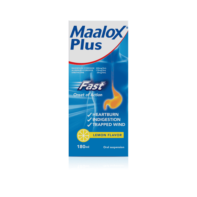 Maalox Plus Lemon 180ml