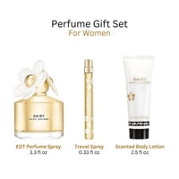 Marc Jacobs Daisy Eau de Toilette 100ml + Eau de Toilette 10ml + Luminous Body Lotion 75ml Gift Set