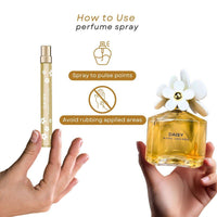 Marc Jacobs Daisy Eau de Toilette 100ml + Eau de Toilette 10ml + Luminous Body Lotion 75ml Gift Set