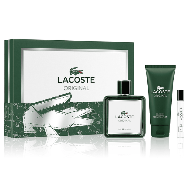 Lacoste Original (M) EDP 100ml + EDP 7.5ml + Shower Gel 100ml Gift Set