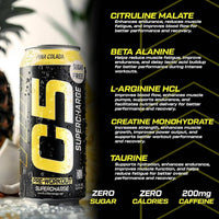 C5 Pre Workout Ready to Drink Supercharge Pina Colada 473ml