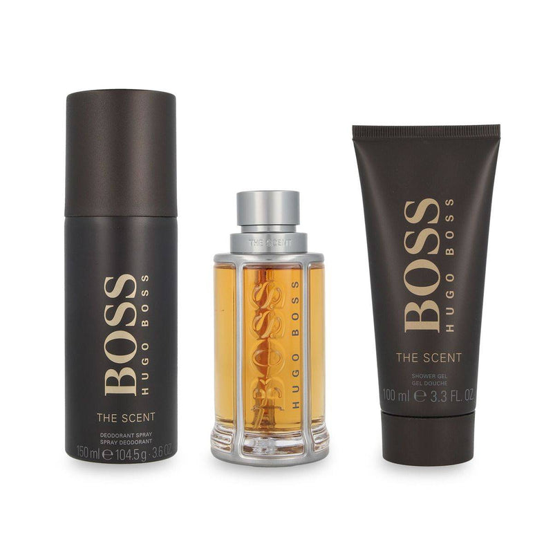 Hugo Boss The Scent (M) EDT 100ml + Deo Spray 150ml + Shower Gel 100ml Gift Set