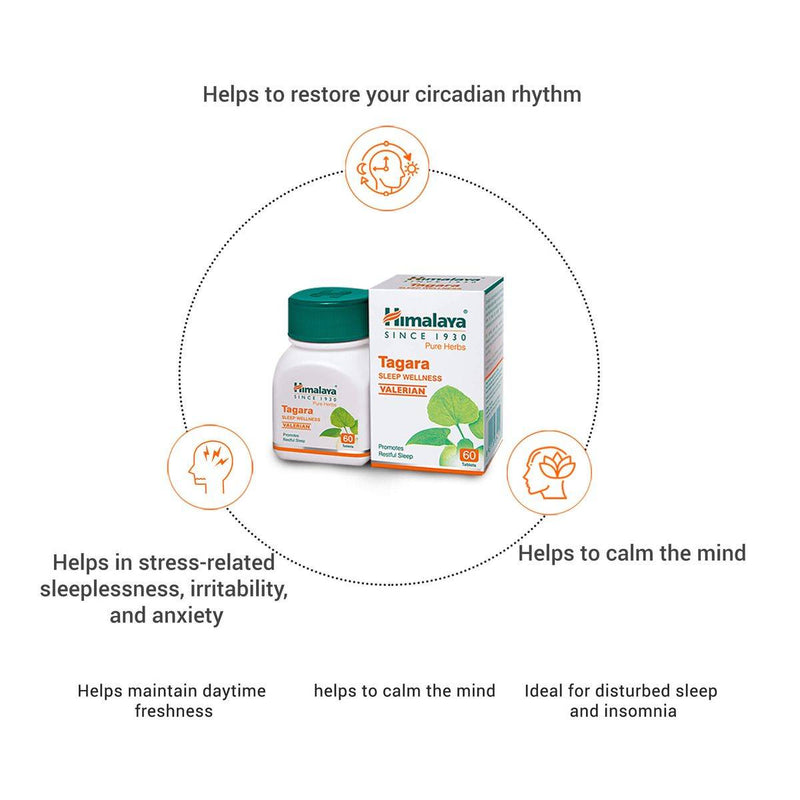Himalaya Tagara Sleep Wellness 60 Tablets