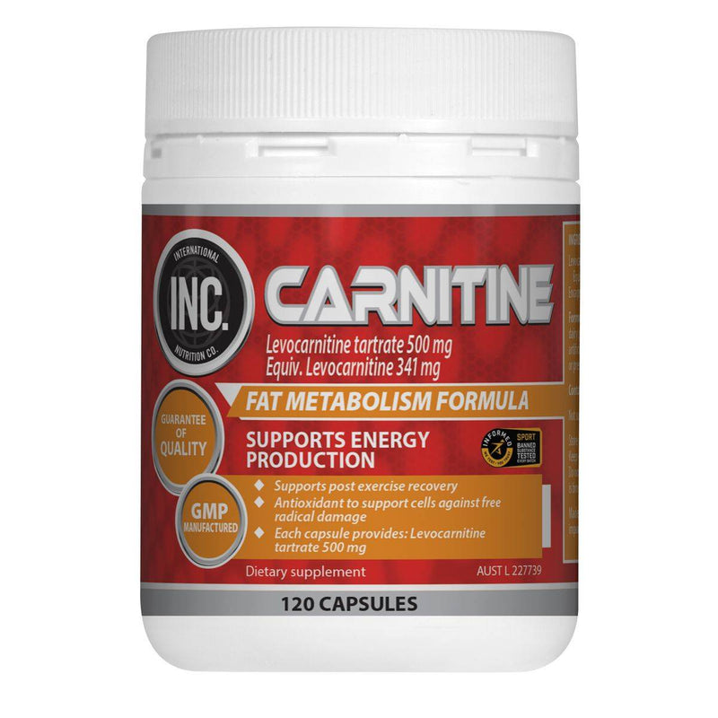 INC Carnitine 120 Capsules