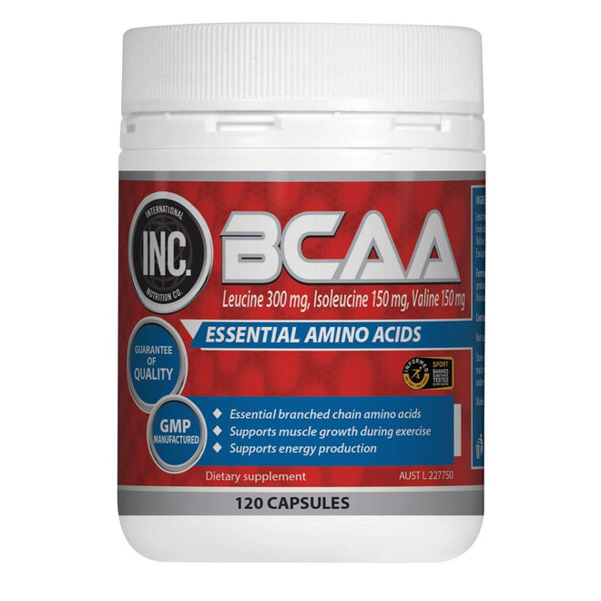 INC BCAA 120 Capsules