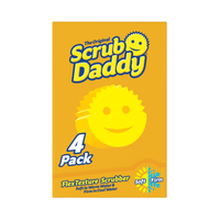 Scrub Daddy The Original Scrubber Yellow 4 Pack