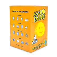 Scrub Daddy The Original Scrubber Yellow 4 Pack