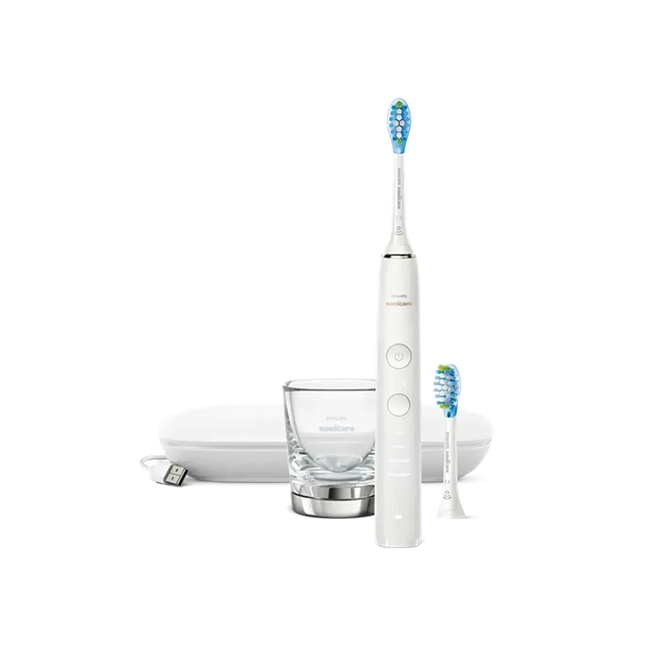 Philips Sonicare Electric Toothbrush Rechargeable Diamond Clean Smart Connected White HX9913/17