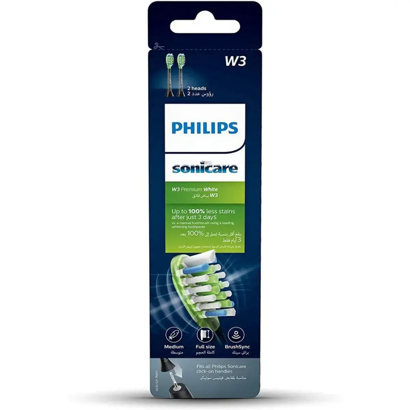 Philips Sonicare Toothbrush Heads Diamond Clean Smart Premium Black HX9062/96 2 Pack