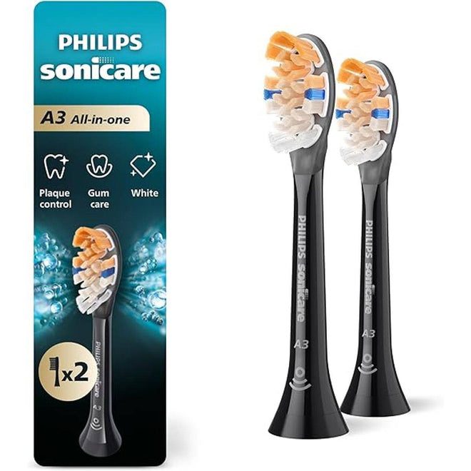 Philips Sonicare Toothbrush Heads All In One Black HX9092/96 2 Pack
