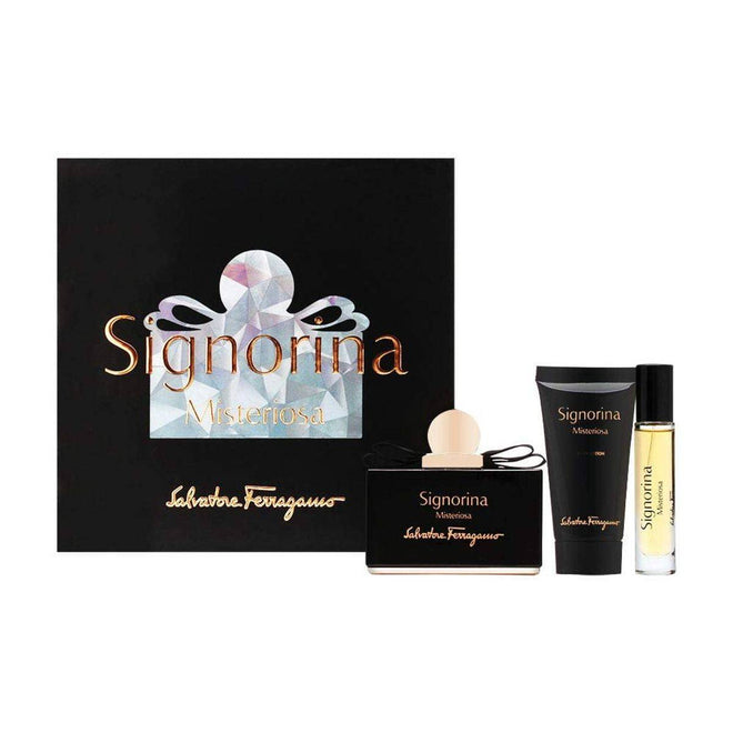 Salvatore Ferragamo Signorina Misteriosa (W) EDP 100ml + EDP 5ml + Body Lotion 50ml Gift Set