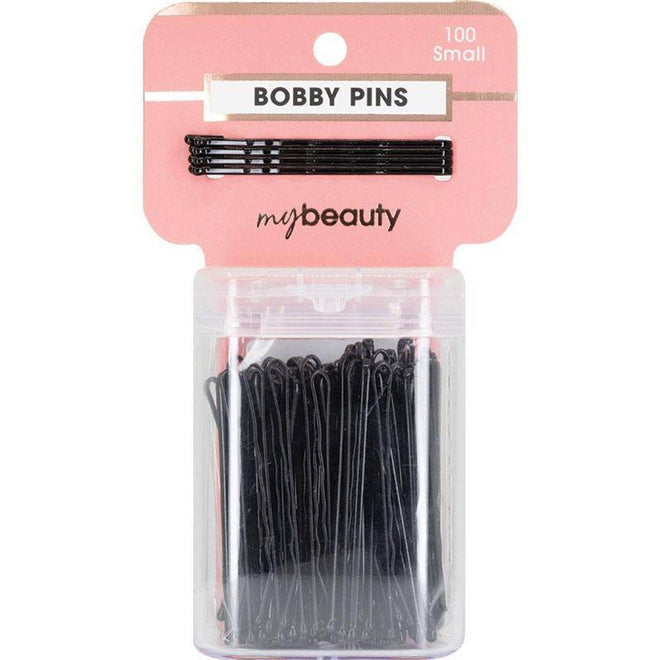 My Beauty Hair Small Bobby Pins 100 Pack Black
