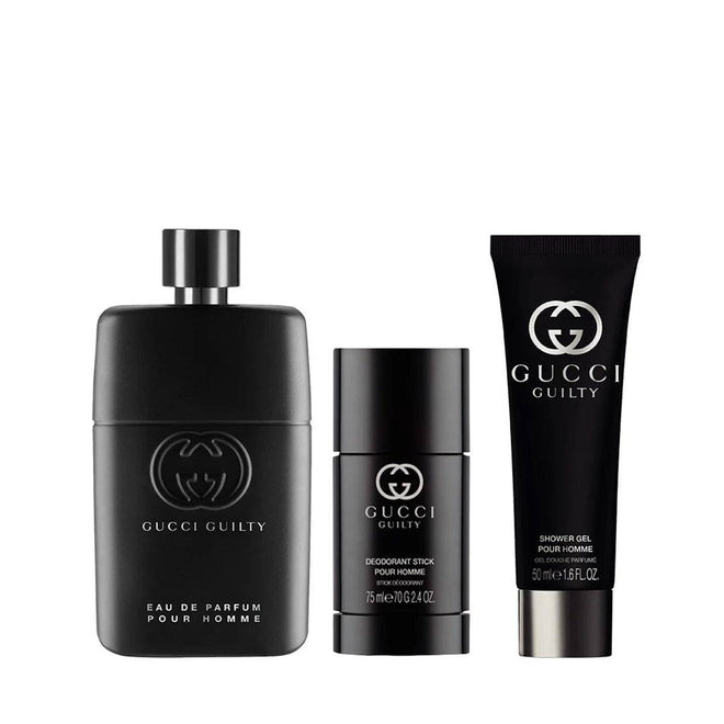 Gucci Guilty Pour Homme Eau de Parfum 90ml + Deo Stick 75ml + Shower Gel 50ml Gift Set