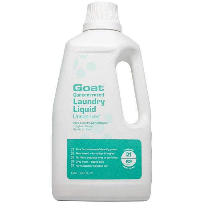 Goat Concentrated Laundry Liquid Unscented 1.25L