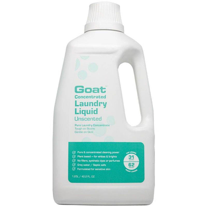 Goat Concentrated Laundry Liquid Unscented 1.25L