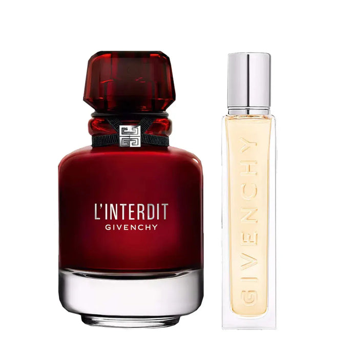 Givenchy L'Interdit (W) EDP Rouge 50ml + EDP 12.5l Travel Spray Gift Set