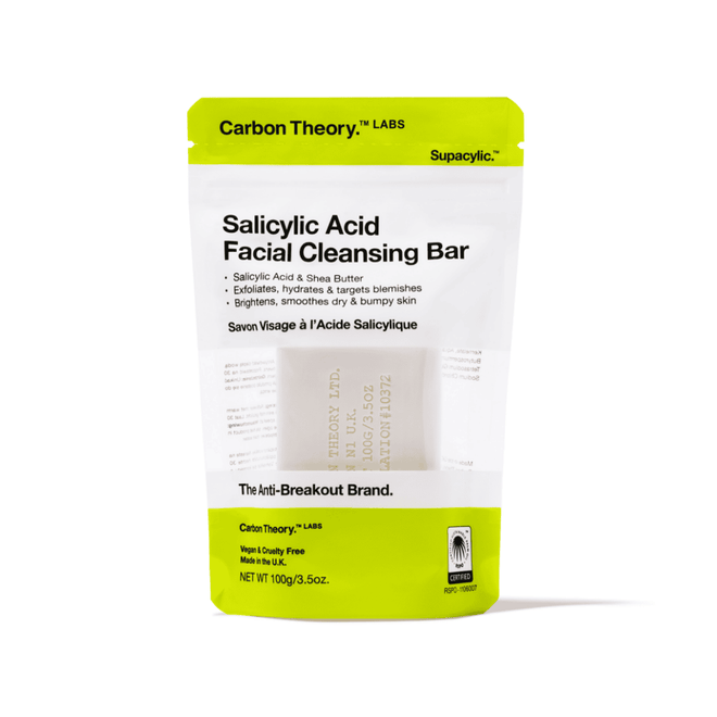 Carbon Theory 2% Salicylic Acid Facial Cleansing Bar 100g