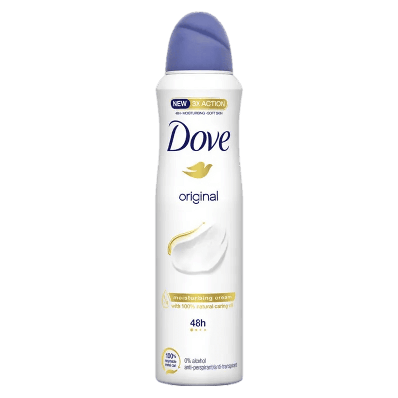 Dove Antiperspirant Deodorant Spray Original 0% 150ml