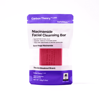 Carbon Theory Niacinamide Facial Cleansing Bar 100g
