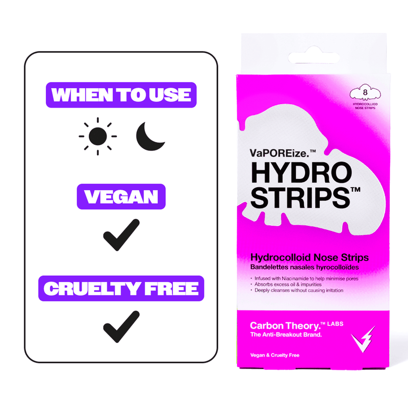 Carbon Theory Vaporeize Hydrocolloid Nose Strips 8 Pieces