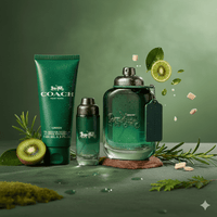 Coach Green Eau de Toilette 100ml + Eau de Toilette 15ml + All Over Shower Gel 100ml Gift Set