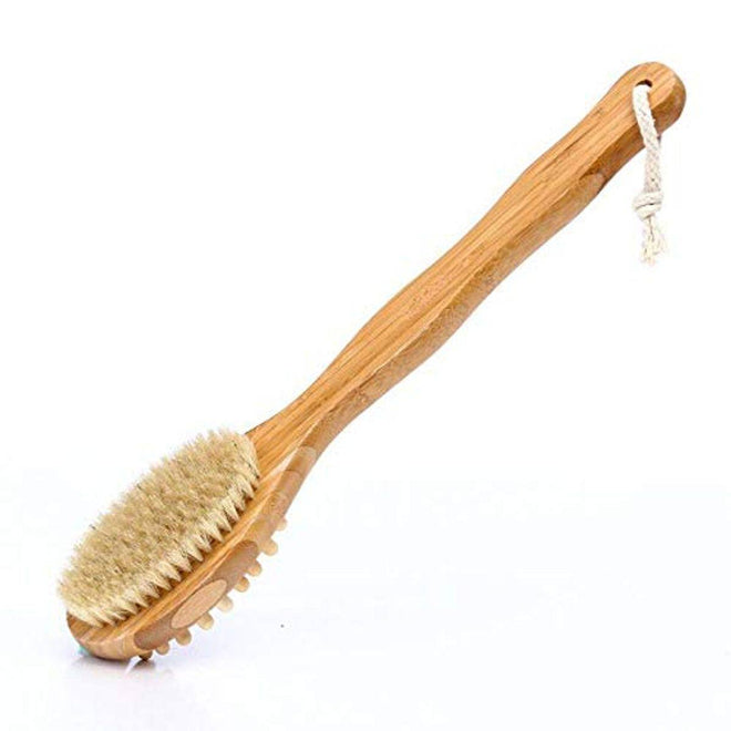 Natural Beauty Bamboo Bath Brush and Massager