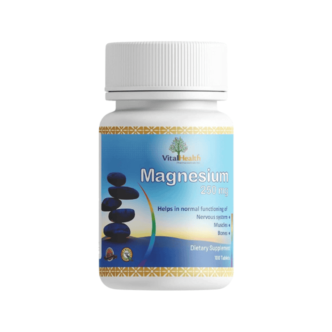 Vital Health Magnesium 250mg 100 Tablets