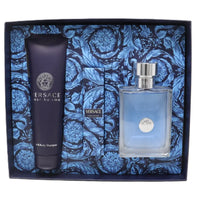 Versace Pour Homme Eau de Toilette 100ml + Eau de Toilette 5ml + Hair & Body Shampoo 150ml Gift Set