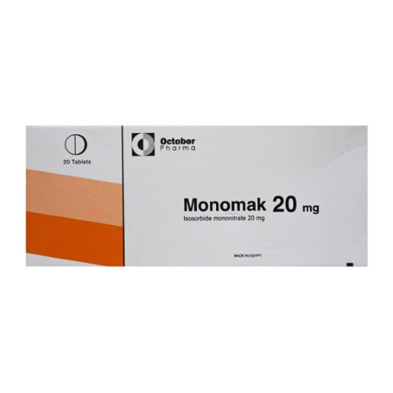 Mono Mak 20mg 20 Tablets