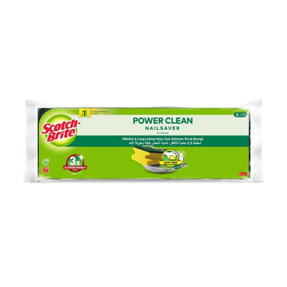 Scotch-Brite Scrub Sponge Power Clean Nail Saver 8 Packs