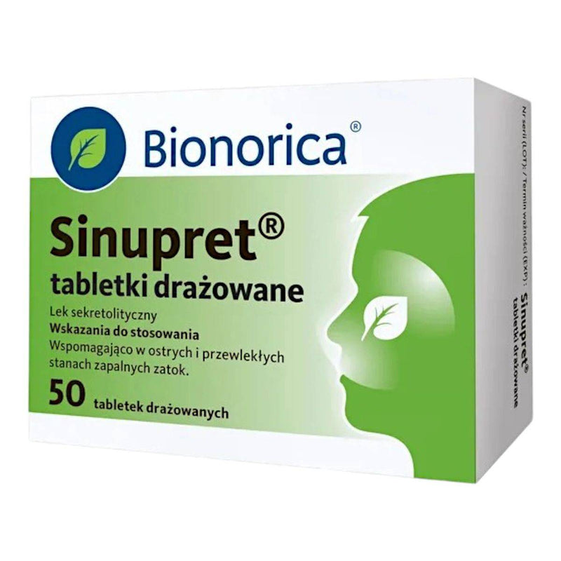 Sinupret 50 Sugar Coated Tablets