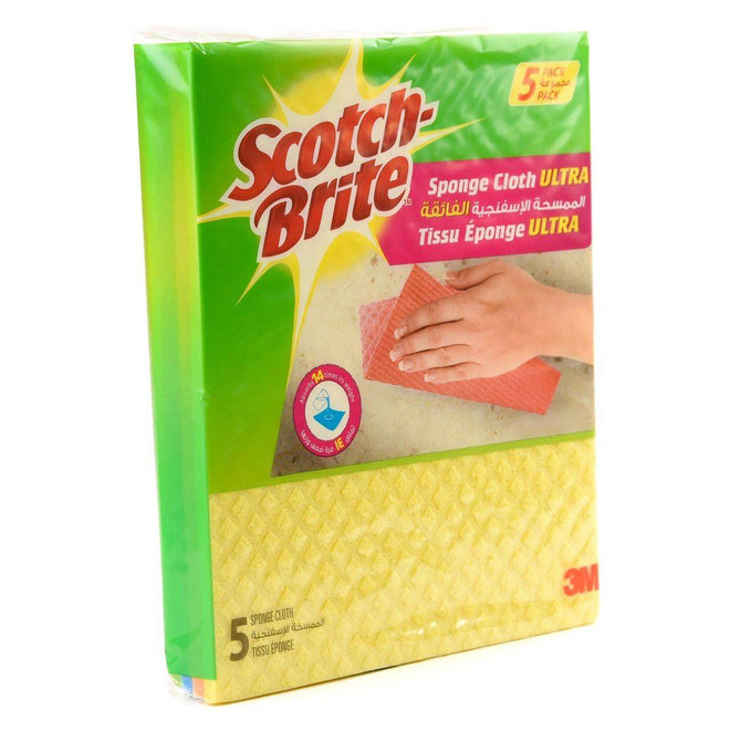 Scotch-Brite Sponge Cloths Ultra 5 Packs