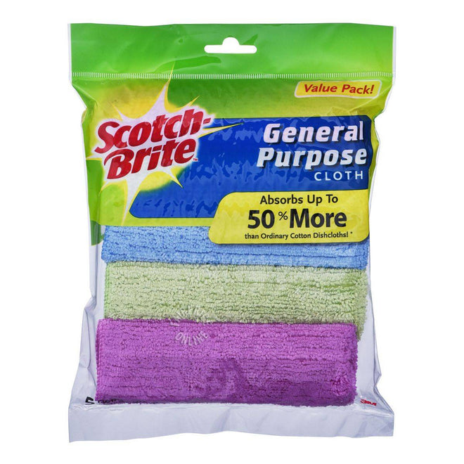 Scotch-Brite Microfibre General Purpose Cloth 5 Packs
