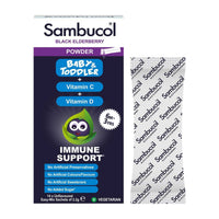 Sambucol Baby + Vitamin C + Vitamin D Black Elderberry Powder 14 Sachets