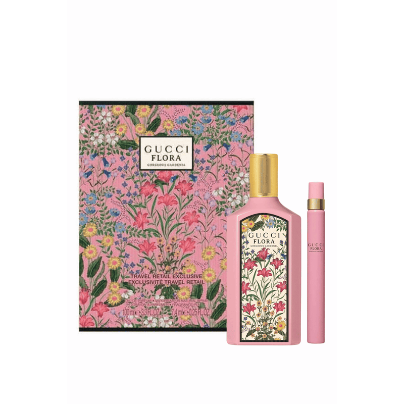Gucci Flora Gorgeous Gardenia Eau de Parfum 100ml + Eau de Parfum 10ml Gift Set