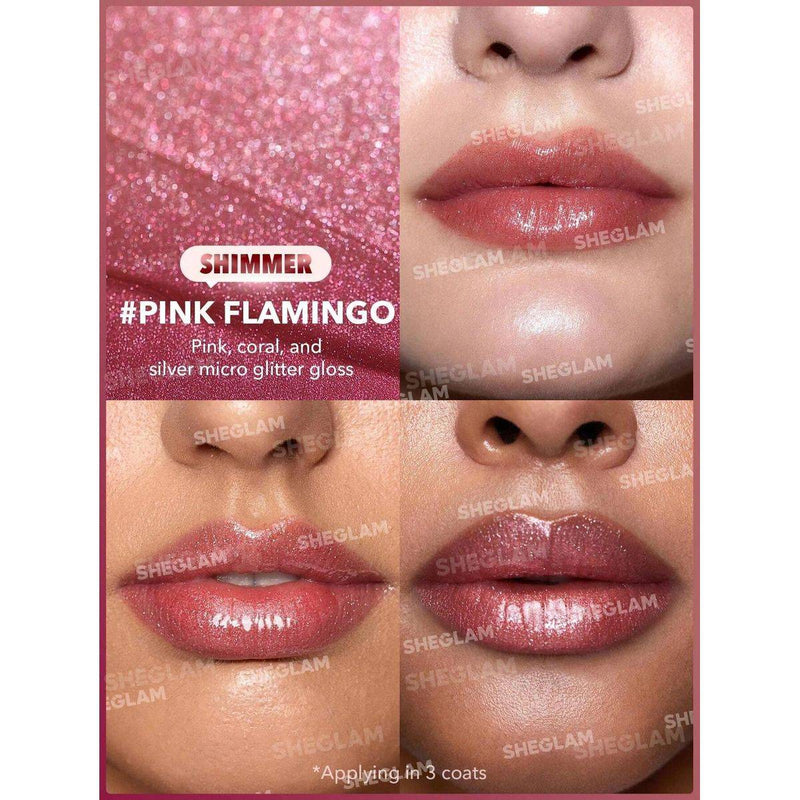Sheglam Pout Perfect Shimmer Lip Plumper Pink Flamingo 2g