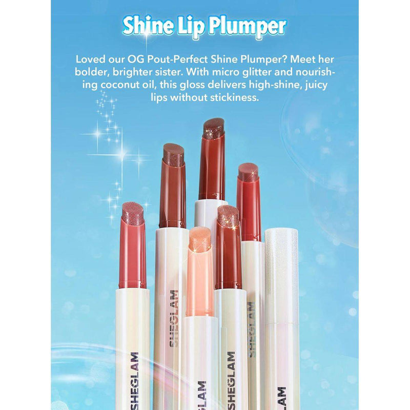Sheglam Pout Perfect Shimmer Lip Plumper Pink Flamingo 2g